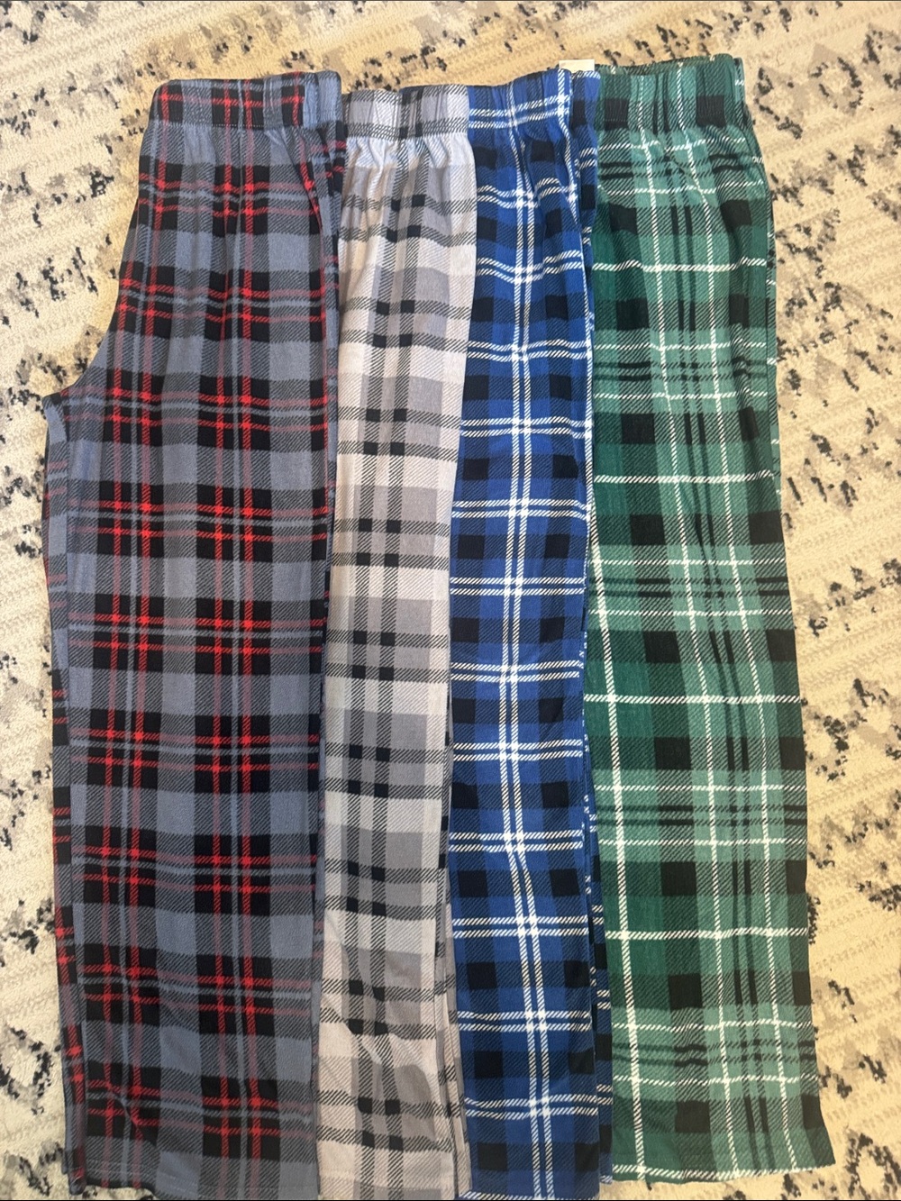Cuddl Duds - Youth (14/16). Plaid Flannel PJ Pants Set. 4 total.